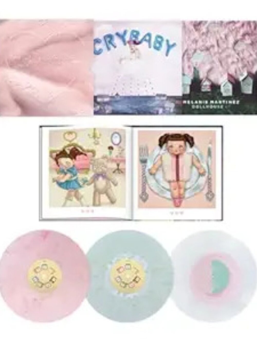 Melanie Martinez Cry Baby 2-LP + Dollhouse EP ~ Ltd Ed Color Vinyl ~ New/Sealed!